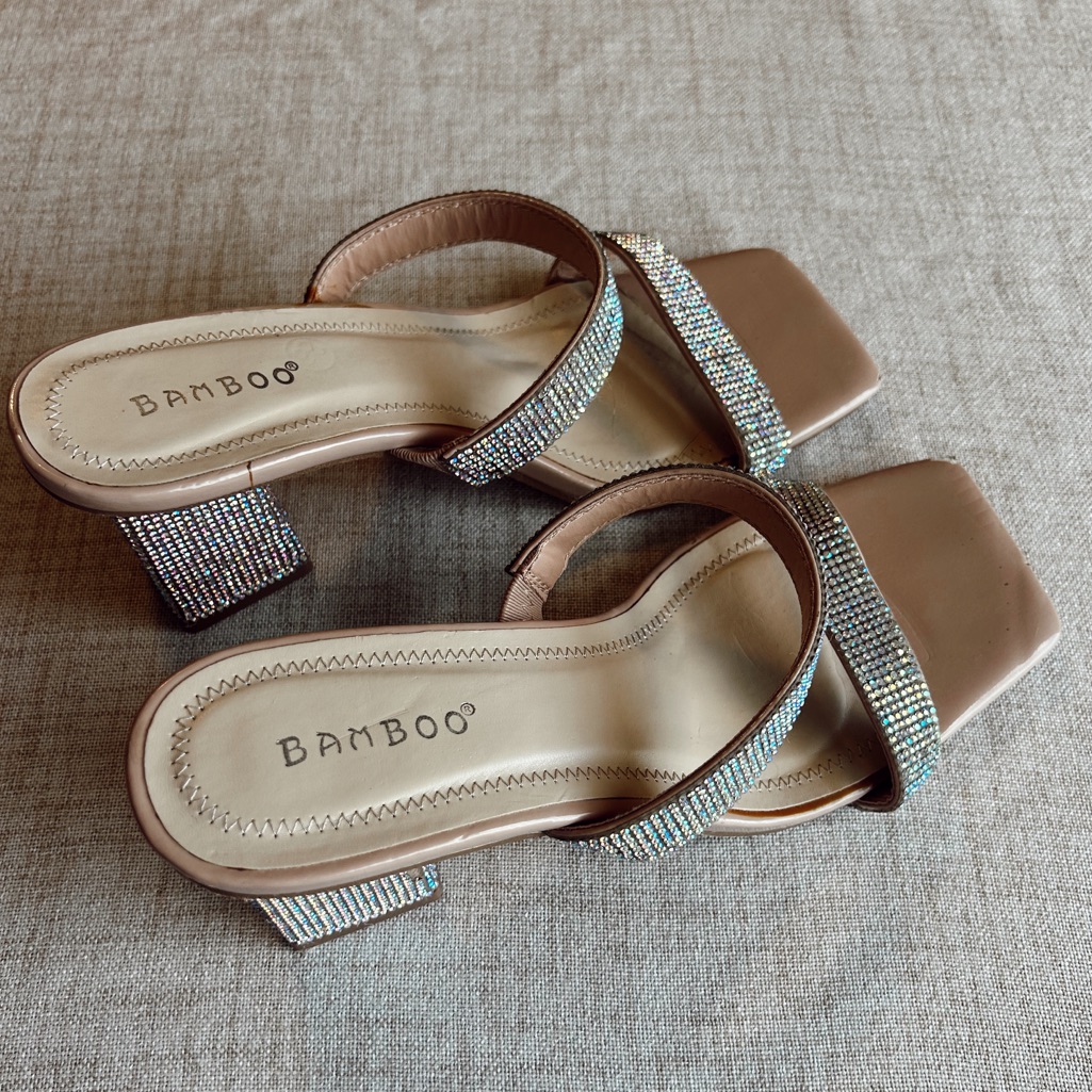 Bamboo Brand Diamond Square Heels